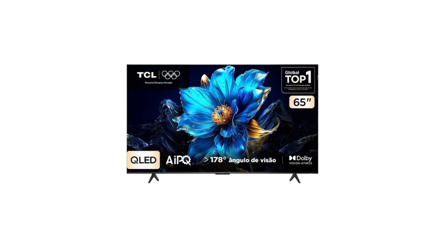 Imagem do anúncio Smart TV TCL 65 Polegadas QLED 4K P7K WiFi Bluetooth Google TV HDR10+ Dolby Atmos Dolby Vision 65P7K